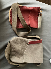 Indigenous leather bags 