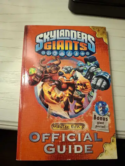 Skylander Giants book. Comes with a bonus giant poster that has never been taking out. 176 pages Pic...