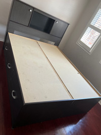 Queen box bed for sale 