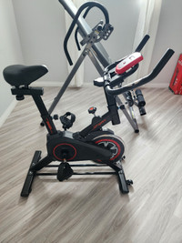 Forged fitness exercise bike