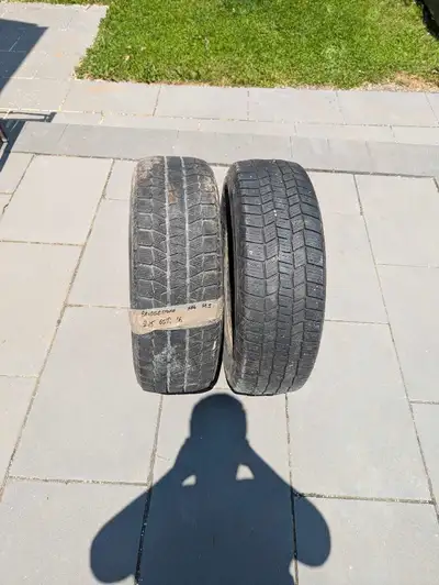 215/65 R16 winter tires, pair of two.