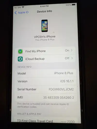 iPhone 8 Plus  $75, View more