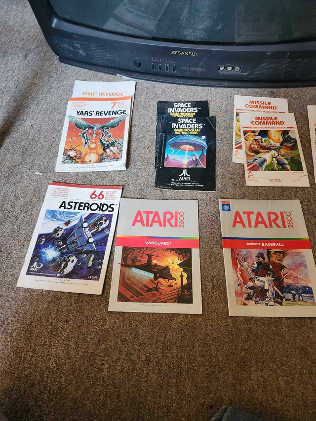 Atari 2600 games and manuals in Older Generation in Saskatoon