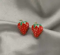 Fashion earrings strawberry  