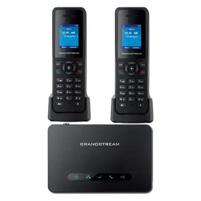 DECT Cordless VoIP Set - DP750 Base and 2 x DP720 Handsets, View more