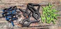 Various Assorted Spring Clamps (all sizes)