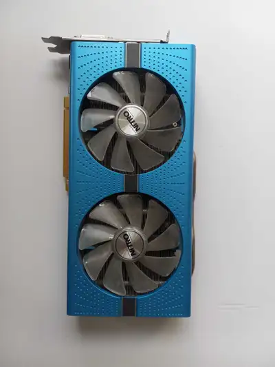 AMD Gpu rx570 rx580 8gb Blue series