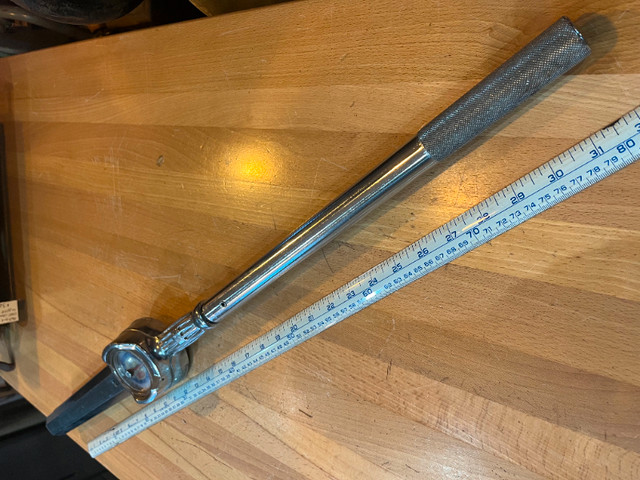 Vintage Craftsman commercial 1/2" dial indicator torque wrench in Other Business & Industrial in North Bay - Image 3