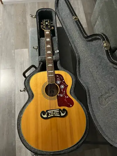 1995 Epiphone Acoustic Jumbo Guitar, View more