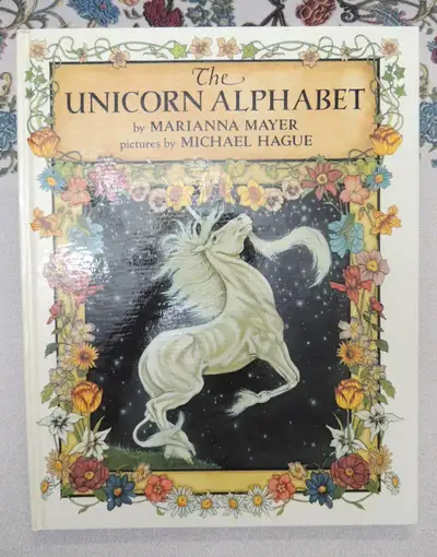 The Unicorn Alphabet hardcover book in near fine condition no dust jacket. By Marianna Mayer picture...