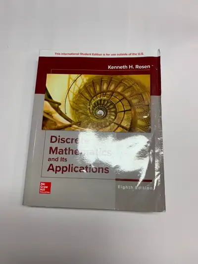 Discrete Mathematics and its applications 8th Kenneth Rosen, View more