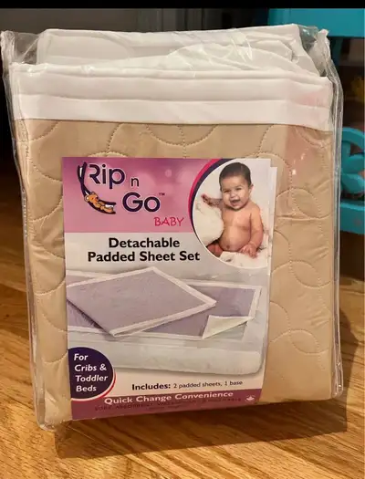 Rip n Go Baby Mattress Protector - Crib & Toddler Bed, View more