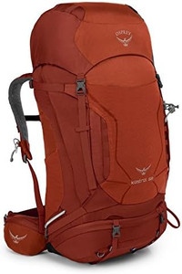 BNWT Osprey Kestrel 68 Dragon Red backpack (Red) S/M