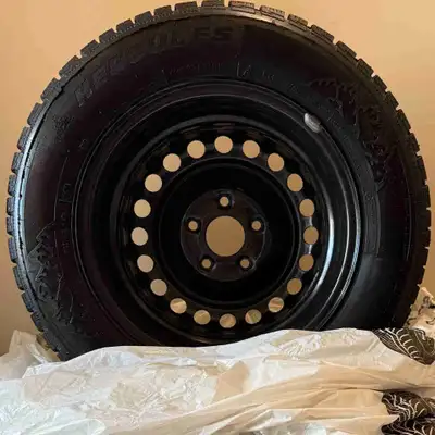 Get ready for winter with this amazing deal! Selling a set of gently used studded winter tires on ri...