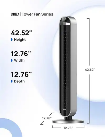 Dreo Pilot Max 120° Oscillating 42" Inch Fan, View more