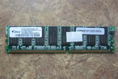 ELIXIR 512MB PC2700 (DDR-333) CL2.5 RAM Memory PC2700U-25330, View more