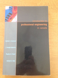 For Sale: Introduction to Professional Engineering in Canada