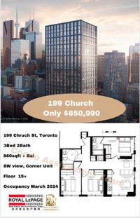 Condo Assignment - 199 Church 3 Bed 1 Bath