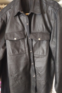 Northbound leather shirt leather kilt