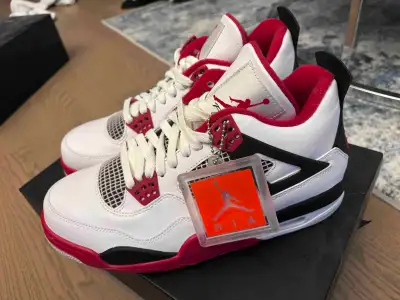 2012 Jordan 4 Fire Red Size 9 Brand New, View more