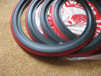 5/8 inch NOS, 'RED LINE' TIRE... 15 inch PORTA WALLS