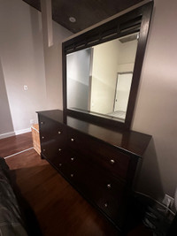 Dresser with Mirror - pick up by Saturday April 27th