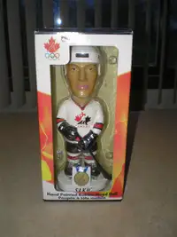 FIRST $25 ~ JOE SAKIC BOBBLE HEAD FOR TEAM CANADA GOLD MEDAL  ~