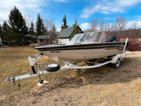 1998 Crestliner Sport Hawk 1700 Fishing Boat