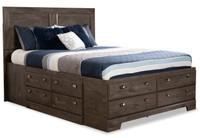 Yorkdale Queen 12 drawer storage bed