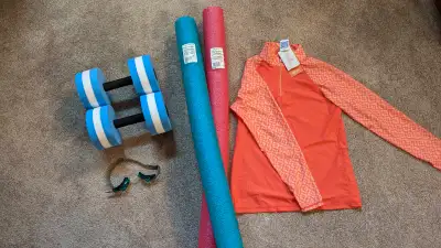 Swimming equipment (individual prices in description), View more