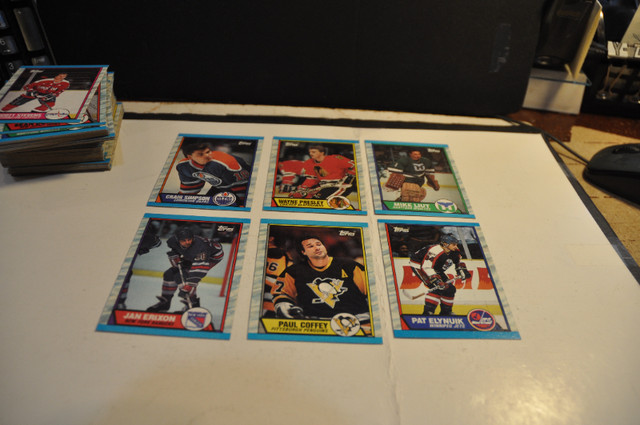 1989-90 topps Hockey lot of 96 cards rookie linden mclean nhl + dans Art et objets de collection  à Victoriaville - Image 3