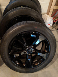 Brand new Black 20 inch wheels