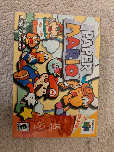 N64 Paper Mario CIB, View more