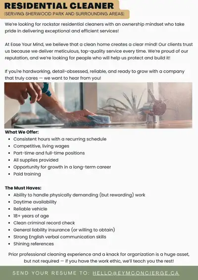 Residential Cleaner, View more