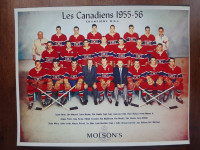 1955-56  Montreal Canadiens 10 x 8 Team Photo