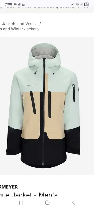 Men's Obermeyer Ski Jacket  Size L, View more