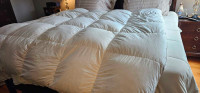 Pacific Coast heavy weighted king duck feather duvet 