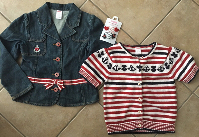 GYMBOREE size 7/8 ‘Bon Voyage’ line clothing in Multi-item in Guelph