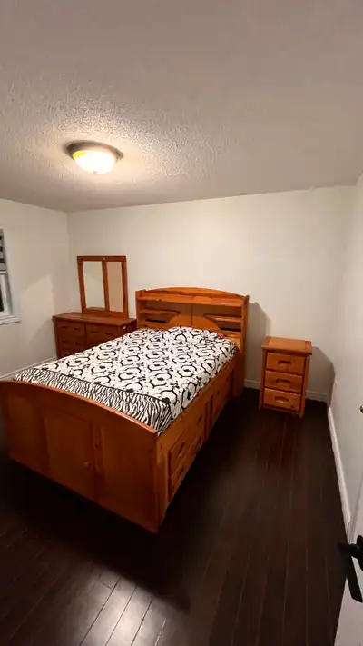 Upstairs one room available