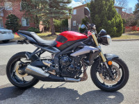 Triumph Street triple 2015 ABS + accessoires