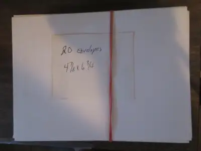 20 envelopes (4 7/8 x 6 3/4)  new, View more