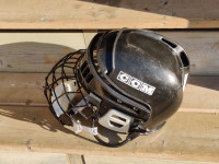 CCM junior helmet and cage