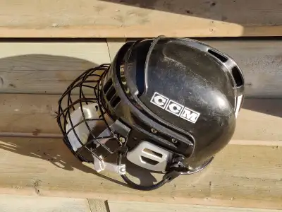 CCM junior helmet and cage, View more