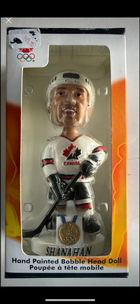 Shanahan 2002 Team Canada Hockey Bobble Head Hand Painted 