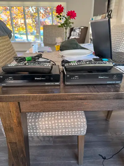 4 Shaw Satellite 830 HDPVR Receivers 2 Dishes  and Multi-Switch, View more