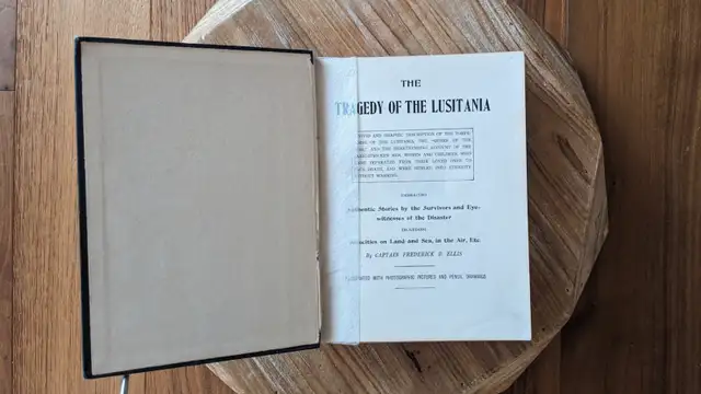 1915 The Tragedy of the Lusitania – Memorial Edition62863262966019122