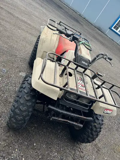 I am selling two used ATVs together. One is a Yamaha, and the other is a Can-Am. Both ATVs are in us...