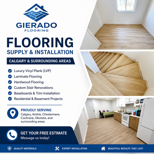 Flooring Installation $1.3 per sqft. WCB, Insurance in Flooring in Calgary - Image 2
