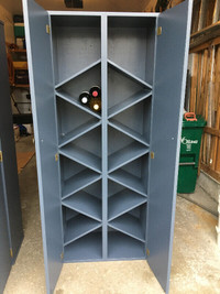 Two Solid Canadian Wood Wine Cellars / Cabinets