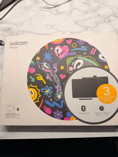 Wacom Intuos Medium Bluetooth Graphics Drawing Tablet, View more